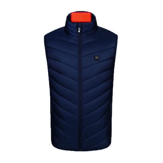 Унисекс Жилет с подогревом USB Куртка с подогревом 3 температурных режима 2 зоны Жилет Пальто Стойка