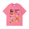 275 GSM Washed T-shirts 100% Cotton Dragon Ball V40 Goku Capsule Print Unisex Heavy Cotton T Shirt