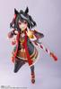 TAMASHII NATIONS Uma Musume Pretty Derby Kitasan Black 140мм Раскрашенная Подвижная Фигурка S.H.Figuarts Прибл.. ПВХ и АБС