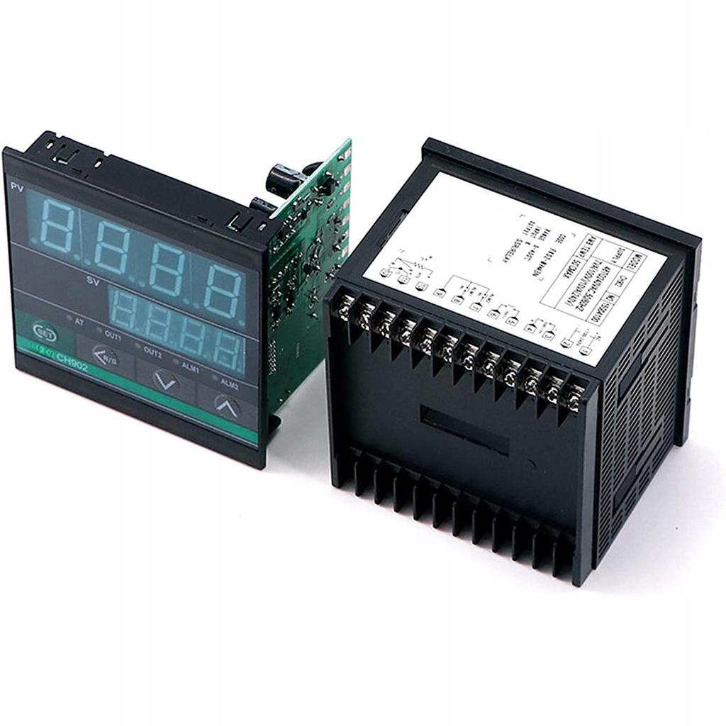 Rosfix Regulator Temperatury CH902 TempControl – Zakres 0–400°C | Zasilanie 48–240V AC | Wyjścia SSR/RELAY | 2 Alarmy