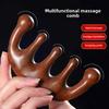 Meridian Massage Comb Five-Tooth Handleless Chinese Acupuncture Head Comb Blood Circulation Sandalwood Scalp Meridian Comb