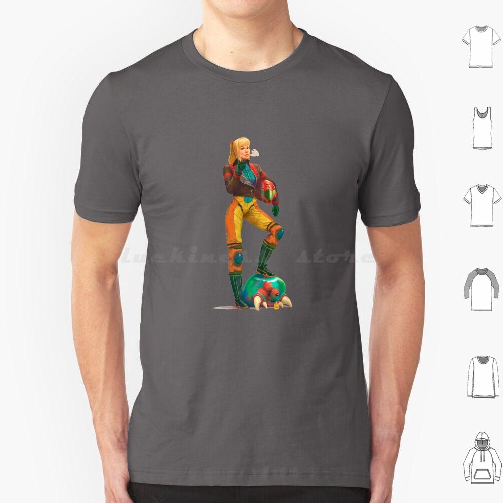 Metroid T Shirt Men Women Kids Samus Metroid Game Videogame Retro Tough Chick Samus Aran Women Strong Dread Space Pirate