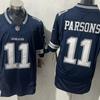 Dallas Cowboys Retro Football Jersey Mens Cotton Team Apparel Sportswear Embroidered Uniform Shirt
