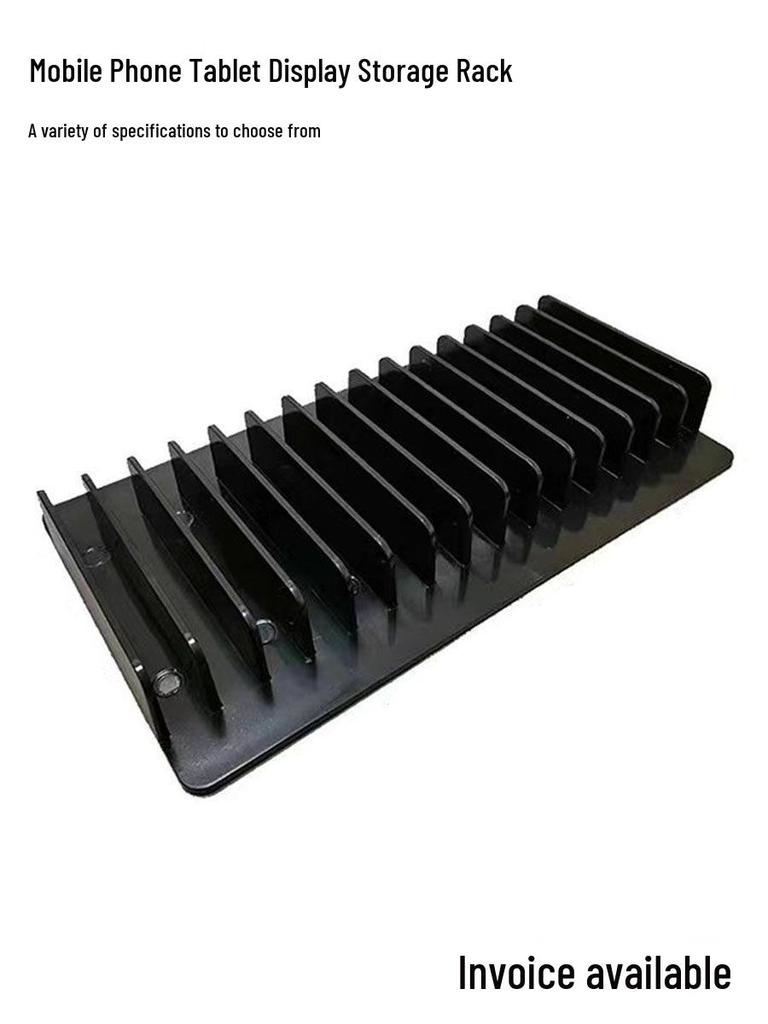 Multi-Slot Desktop Charging Stand: Card Holder, Phone & Tablet Organizer Tray