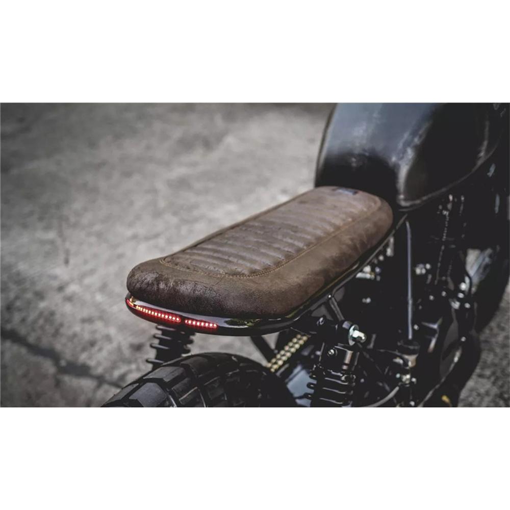 Рама заднего сиденья Cafe Racer Hoop Loop со светодиодным стоп-сигналом для Honda CB