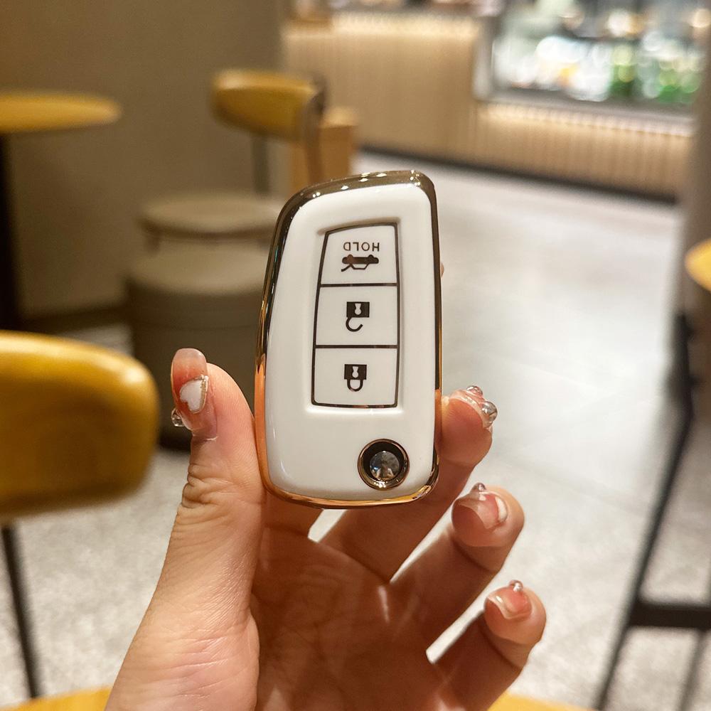 Мягкий чехол для дистанционного ключа из ТПУ для Nissan X-Trail Qashqai J11 Juke Murano Micra Tiida Maxima Altima Kicks аксессуары