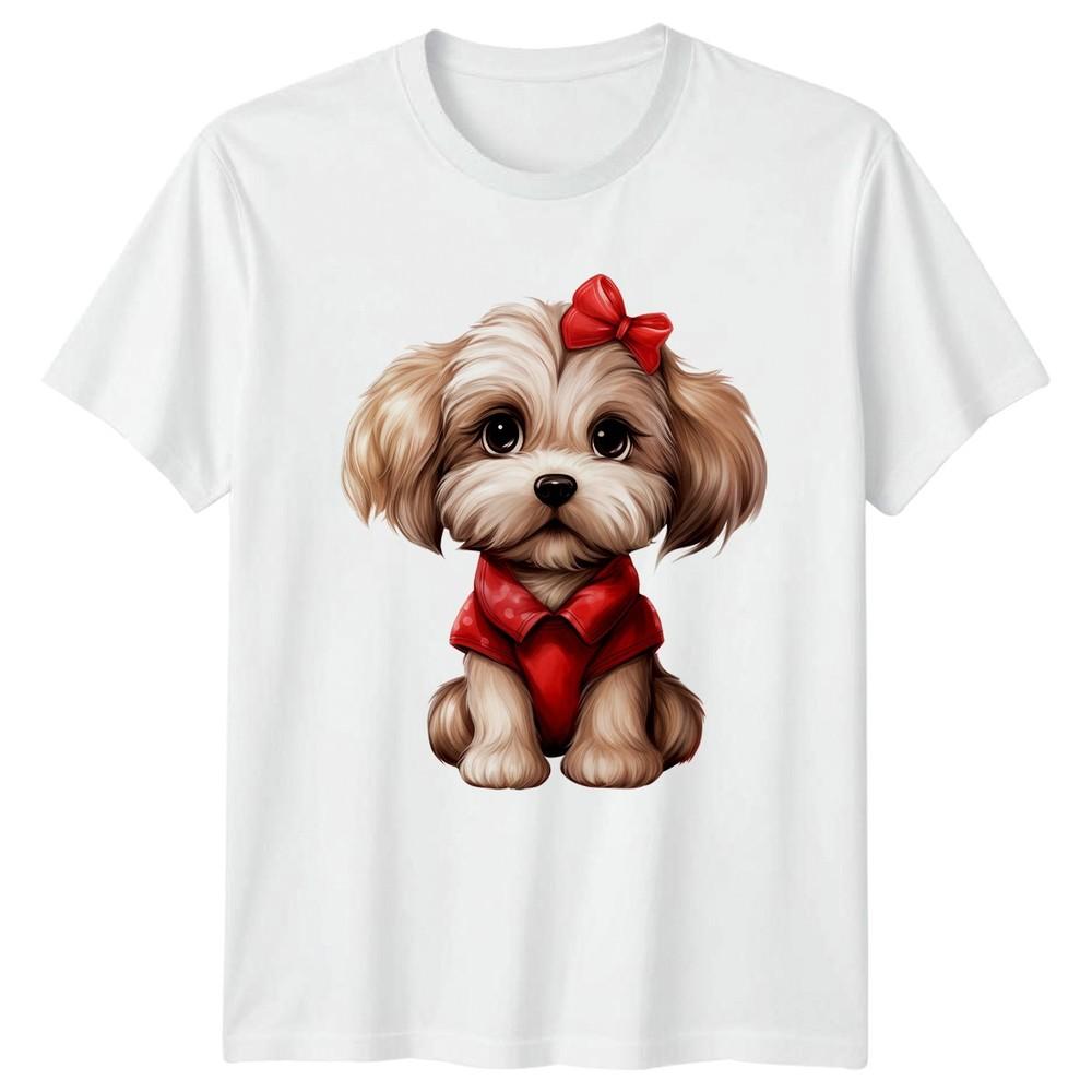 Puppy Dog Animals Graphic Tee Unisexs Unisexs Top Cute Canine TShirt