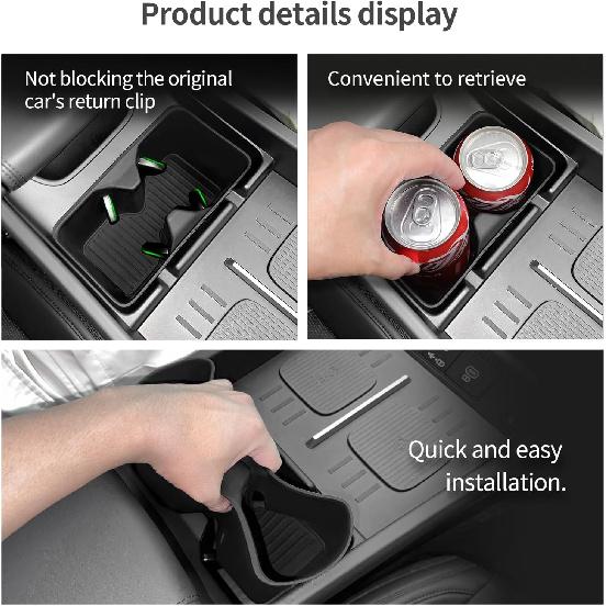 Center Console Water Cup Holder ert Compatible with 2024 2025 Santa Fe Not fo