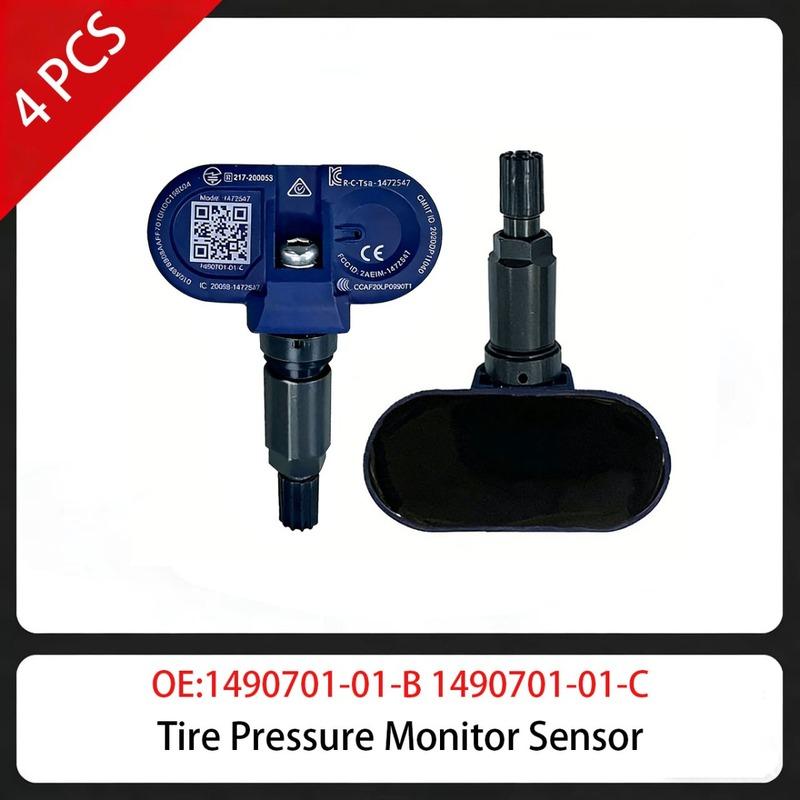 1 PC/4 PCS Tire Pressure Monitor Sensors BLE Bluetooth TPMS Sensor 1490701-01-B 1490701-01-C For Tesla Model 3 Y S X