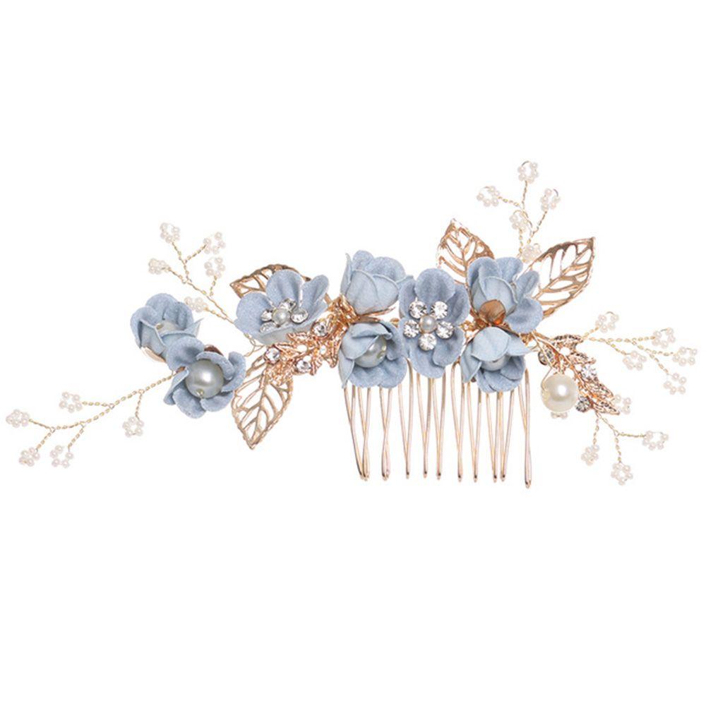 Headpiece Handmade Flower Bridal Wedding Headwear Hair Jewelry Bridal Hair Accessories Hair Comb