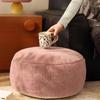 50 см Моющийся плюшевый чехол на подушку Круглый Футон Татами Напольный Табурет Чехол для Дома Декор Марокканский Пуф для Медитации Без наполнителя
