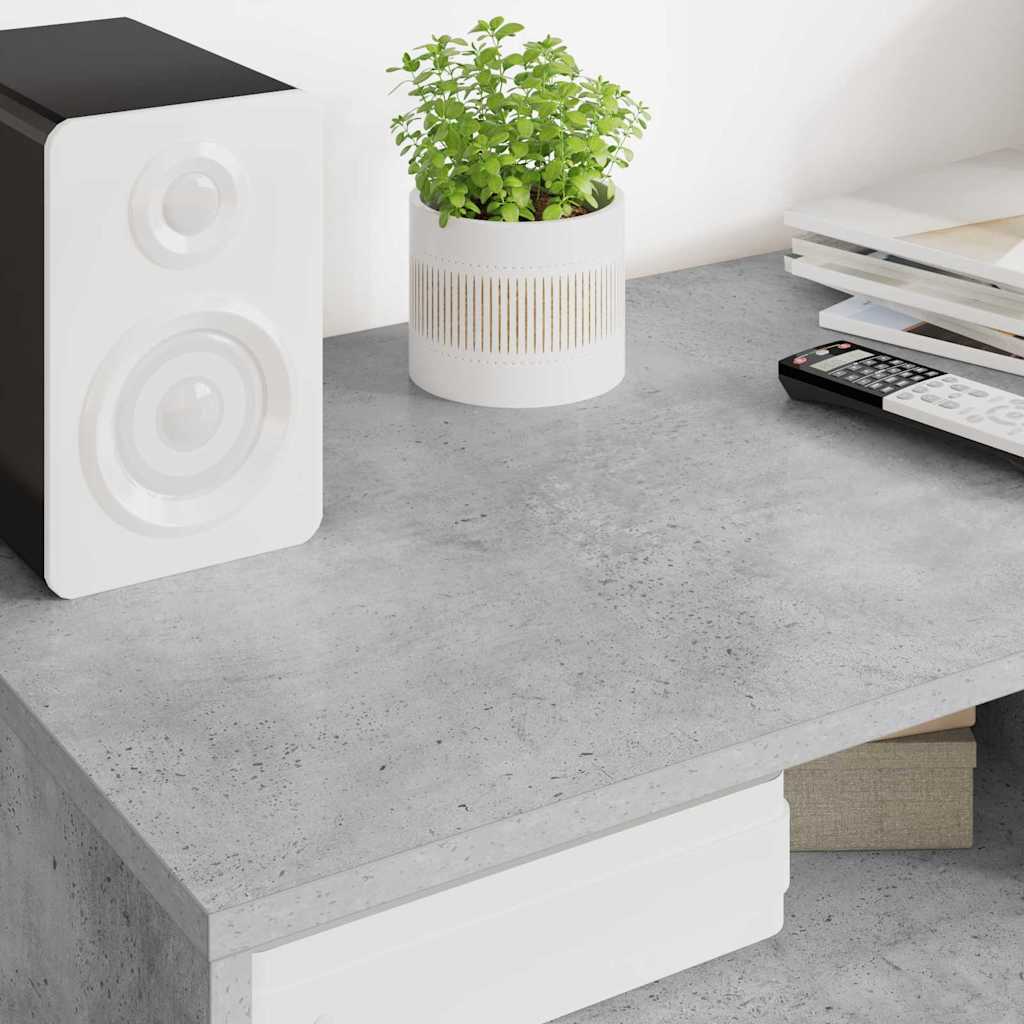 TV Stand Concrete Grey 100 x 48 x 43 cm Particleboard