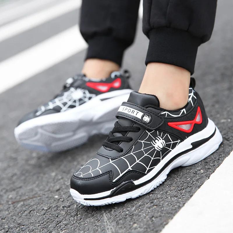 Luxury Kids Shoes Boys Sneakers PU Leather Children Sneakers New Fashion Casual Sports Tennis Shoes for Boy