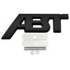 3D Metal ABT Logo Letters Car Front Grill Emblem Badge Sticker For 42s A3 A4 A5 A7 A7 Q3 Q5 Q7 TT RS6 RS3 VW Golf 7s42