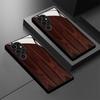 Красный чехол для телефона из стекла с ретро-текстурой для Samsung Galaxy S26 S25 Plus S25 Ultra S24 FE S23 A16 A32 A33 A34 A53 A54 5G