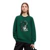 Adidas Neo Cartoon Anime Print Crewneck Sweatshirt Unisex Sweatshirt Green IB8895