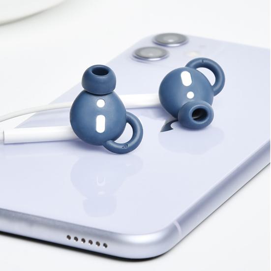 2Pcs Silicone Anti-slip Ear Caps Earphone Protector for AirPods 1/2
