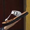 Модные роскошные универсальные мужские тапочки Новые итальянские кожаные шлепанцы для мужчин Крутая пляжная летняя обувь Тапочки для гостиниц Мужские легкие балетки