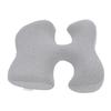 Face Down Chest Pillow Ergonomic Memory Foam Bust Support Cushion for Beauty Salon and Home Sleeping Light Gray