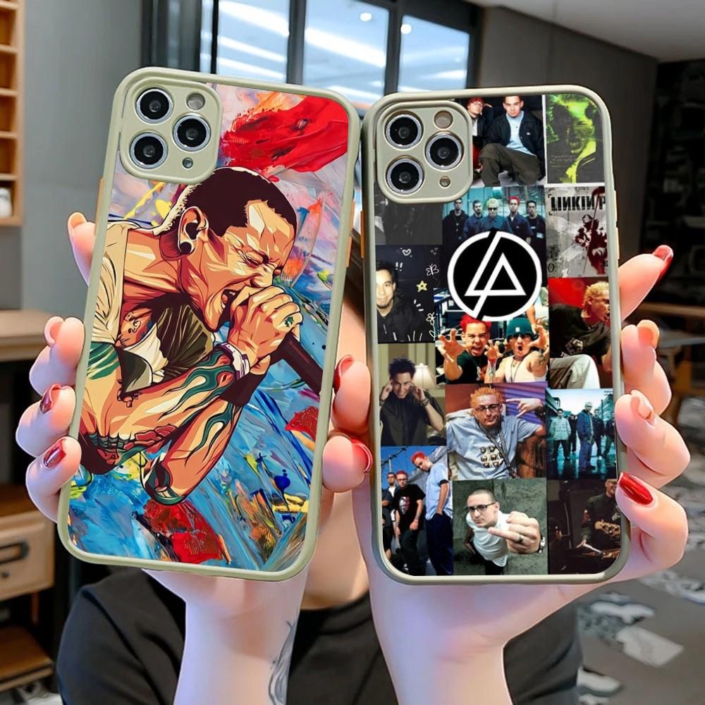 Чехол для телефона L-Linkin Meteora P-Park для iPhone 14 11 12 13 Mini Pro Max 8 7 Plus X XR XS MAX Полупрозрачная Матовая Крышка