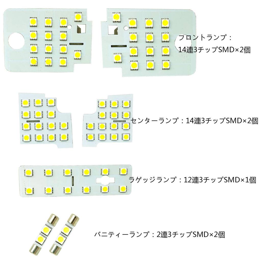 Комплект светодиодных ламп для салона для Subaru Levorg серии VM Включает замену Включает светодиодные лампы для салона и Разработан специально для Subaru 7 штук