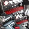 Для Ford Mustang GT 2015-2021 Аксессуары Карбоновый Стиль Интерьерный Ящик Для Хранения Автомобиля Отделка Крышка Отделка Наклейка Наклейка Украшение