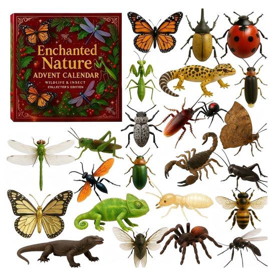 Nature’s Trick Advent Calendar Christmas Countdown Box 24-day Advent Calendar Festive