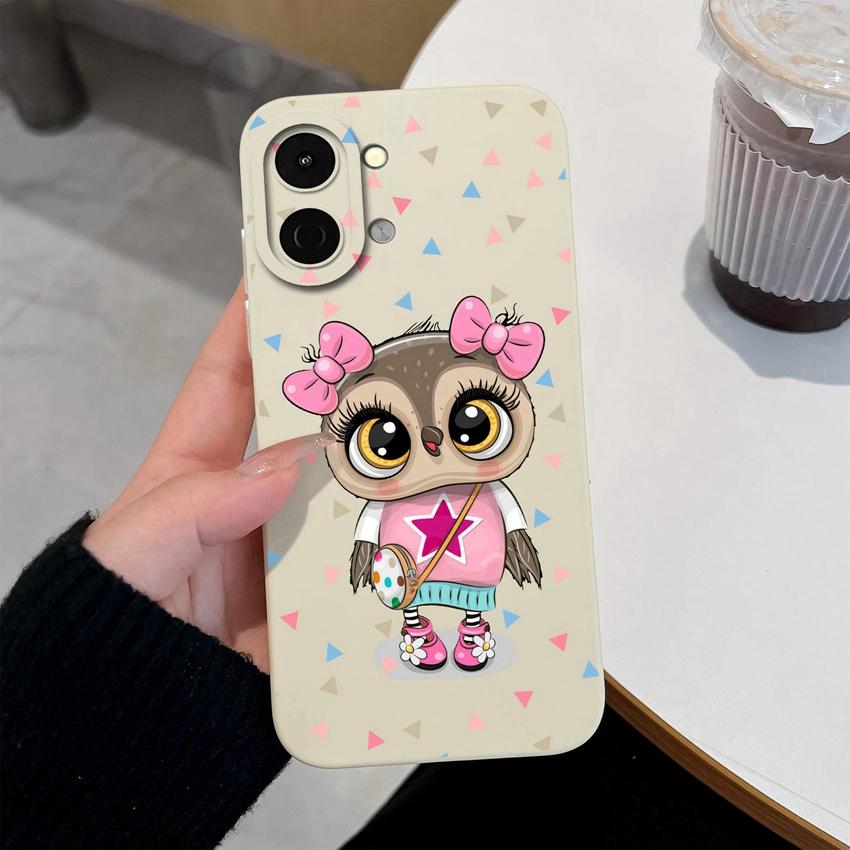 Для Tecno Spark Go 3 2 1S Чехол Spark 30 40 40C Обложка Pova 7 Pro Neo Ultra Сумки для телефона Милая Сова Кошка Мягкий Жидкий Силикон Противоударный Чехол Для Tecno Чехлы