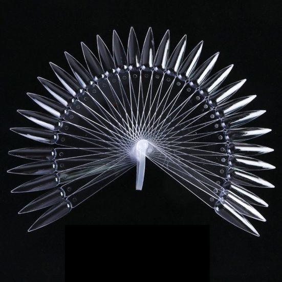 Острые накладные кончики ногтей, польский цветной инструмент для салона маникюра