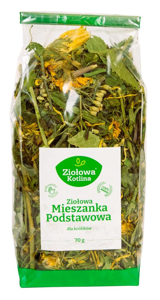 Ziołowa Kotlina | Zioła Podstawowe Dla Królika - Zioła Podstawowe Dla Królika 70G