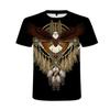 Bohemian Style Polyester T-shirt Men's 3D Stretch T-shirt Indian Design Couple Streetwear Fashion Apparel