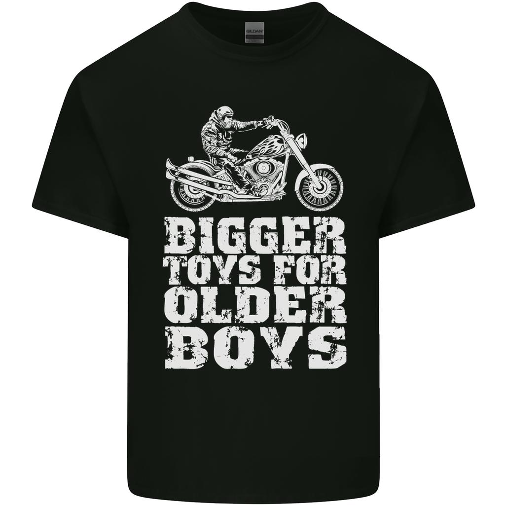 Bigger Toys Older Boys Motorbike Biker Unisexs Light Cotton TShirt