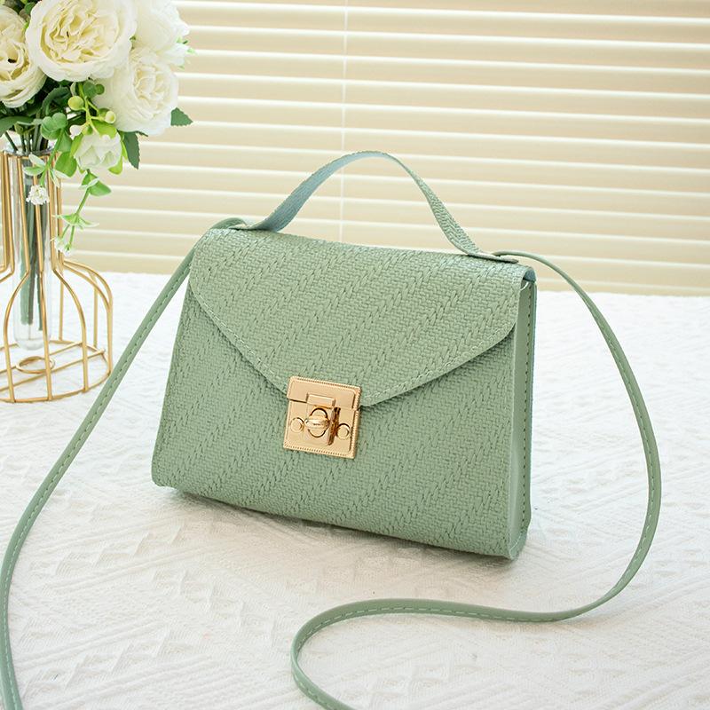Cozy Up Embossed Small Square Bag, Simple and Versatile Crossbody Women's Bag