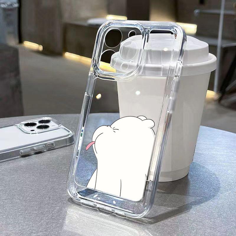 Couple Style Cartoon Dinosaur Phone Case For iPhone 17 16 15 14 13 12 11 Pro Max 13 Mini 16e 17 Air Soft TPU Cover Fundas