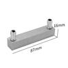 Aluminum PC Laptop CPU Radiator 40 80 120 160 200 240 250mm Water Cooling Block For Liquid Cooler Match Refrigeration