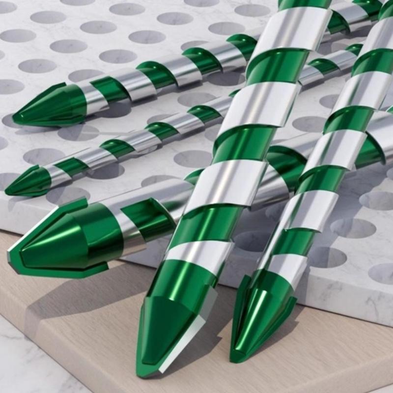 Multifunctional Hexagonal Shank Eccentric Drill Carbide Triangular Bit Steel Four-Edged Hole Opener