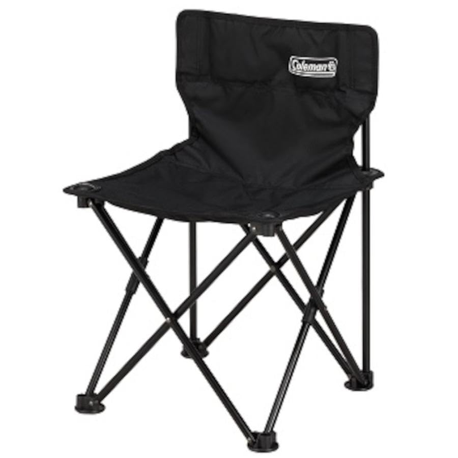 Coleman Компактный складной стул с подушками 39 см x 39 см x 58 см Уличный стул Кемпинговый стул Черный