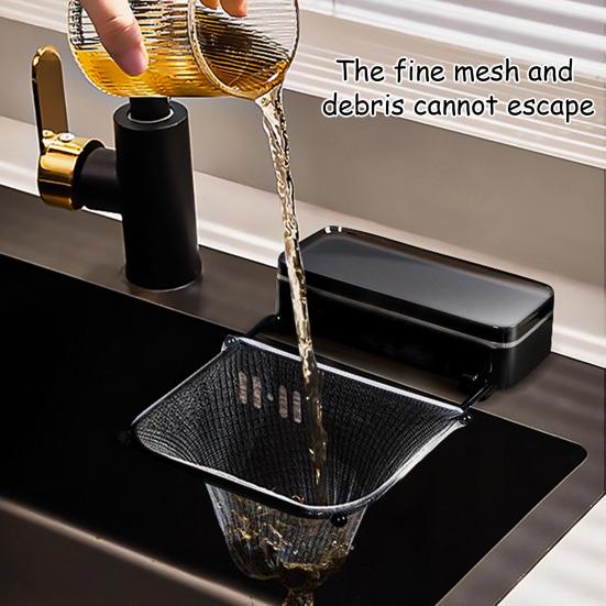 Фильтр для раковины, подставка для слива, сетка для мусора, противозасоряющий одноразовый сетчатый мешок, кухонный фильтр для раковины со съемной присоской