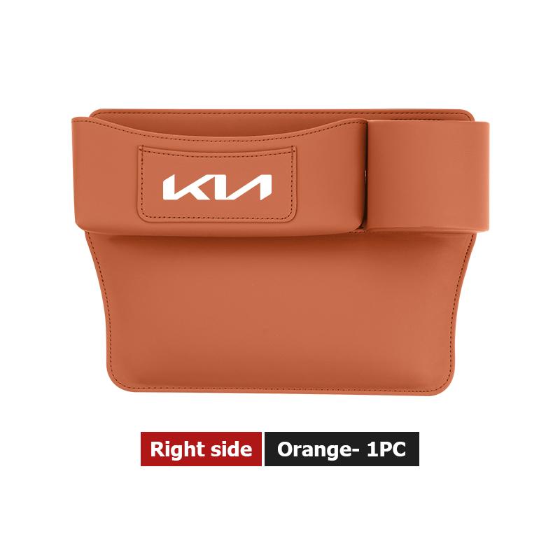 LQFH2 For KIA Car Door Side Seat Gap Storage Box Cup Holder Interior Accessories Rio K5 K2 Sportage Ceed Sorento Picanto Stinger Soul