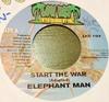 7inch Record ELEPHANT MAN, NU-BORN - Start The War / Influence LKE103 Low Key Enterta Jamaica Reggae, Ska & Dub Used
