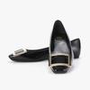 Roger Vivier Ballerina Flats Trumpet Metal Buckle D1p B999