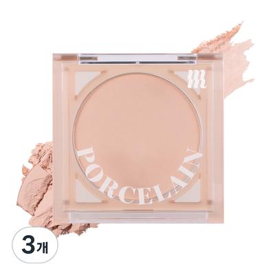 Румяна для щек Merge Porcelain 4,2 г, моно бежевый, 3 штуки