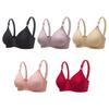 Women Active Bra Front Closure Wirefree Soft Bralette Thin Brassiere