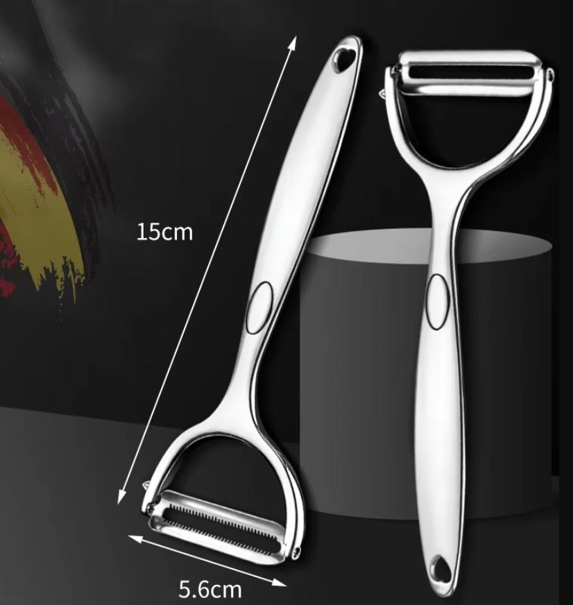 Нож для очистки овощей из нержавеющей стали оптом, тыквенный рубанок, кухонный нож из цинкового сплава для чистки фруктов и дынь, бытовой нож для чистки и скребка