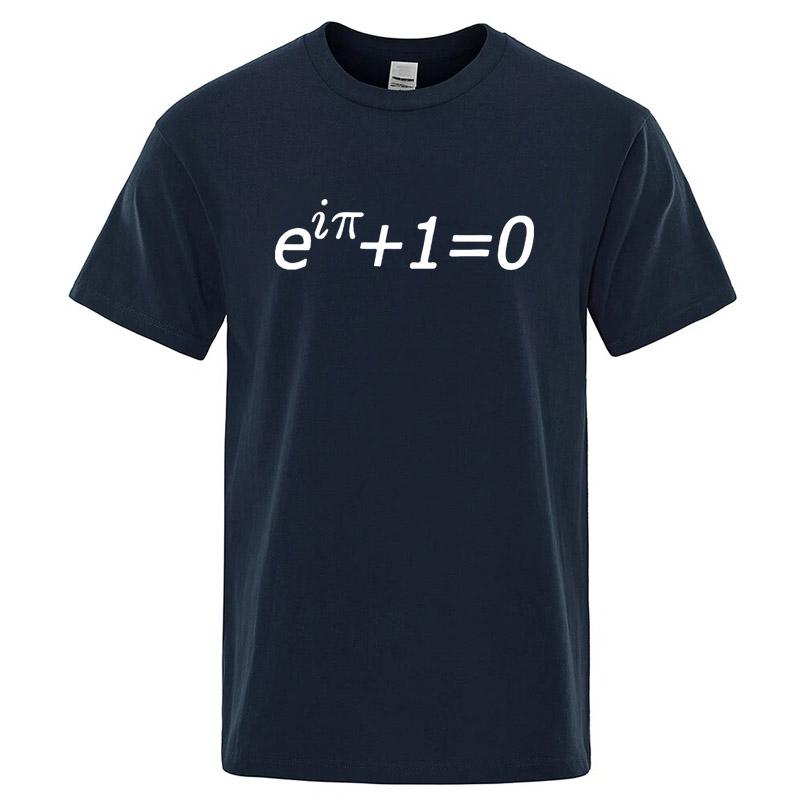 Unisexs High Quality Tshirt Cotton Blend Funny Mathematical Design Print Summer Casual Loose For Unisex Tshirt Male Hip Hop Tops