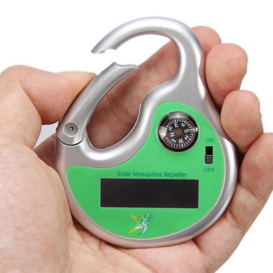 Mosquito Repeller Ultrasonic Anti-moustique Solar Charging Portable Smooth Lightweight Effective Outdoor Fishing Camping Mosquito Repellent Tool