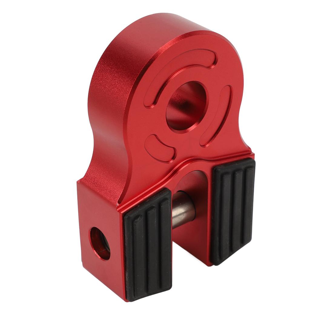 Winch Shackle Mount 6061 Aluminum 30000 LB Capacity Universal Fit for ATVs UTVs SUVs Pickups Trucks Red