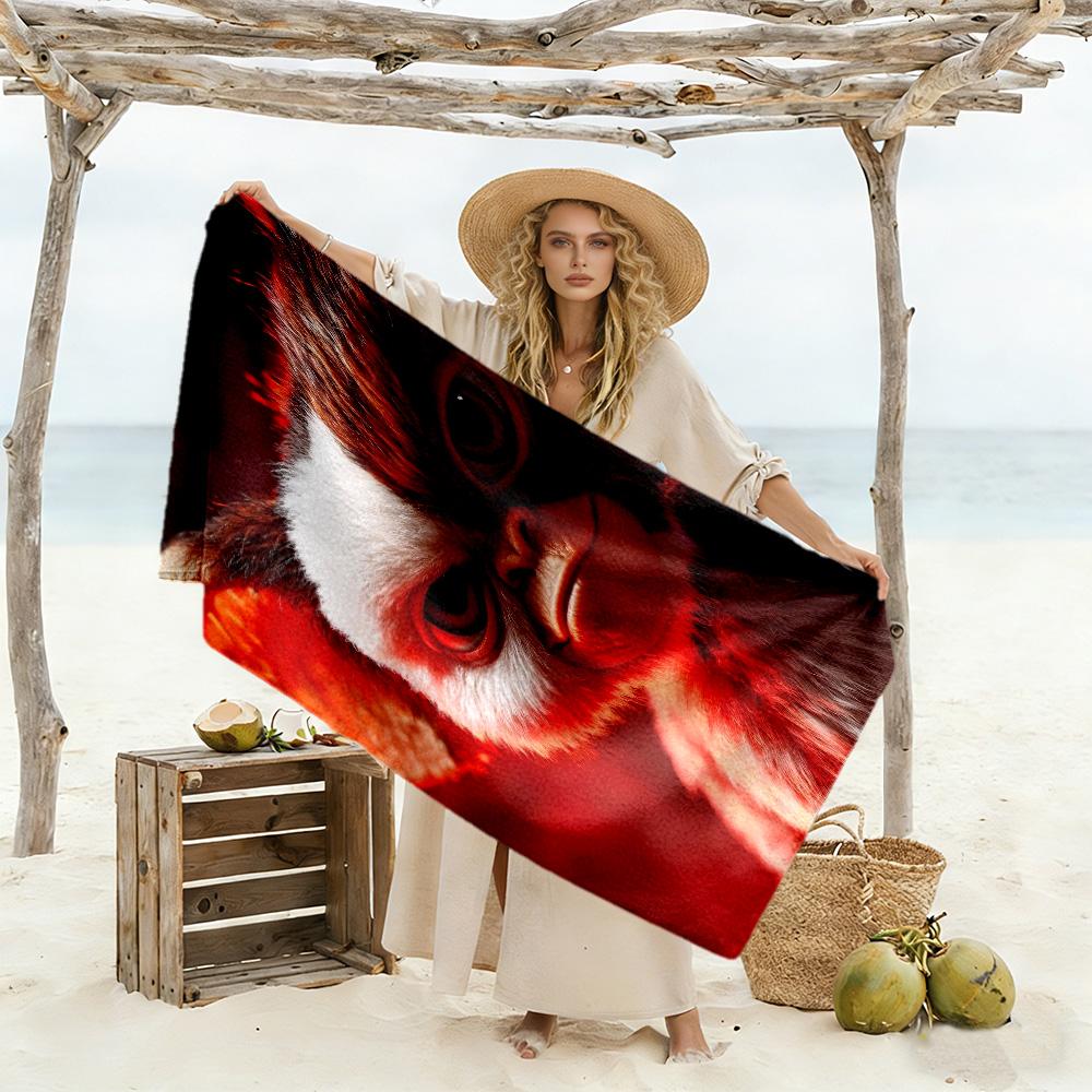 Gremlins Beach Towel Super Soft & Absorbent Comfortable Lightweight Suitable for Swimming, Gym, Camping, Yoga Vacation