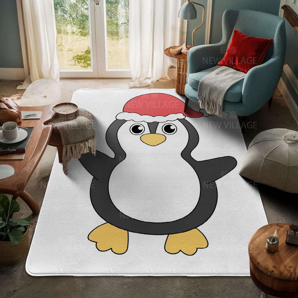 Ковер у входа в дом Домашний коврик у двери Гостиная Ванная Комната Ноги ванная комната Нескользящие коврики с водопоглощением для ванной Счастливого Рождества зима