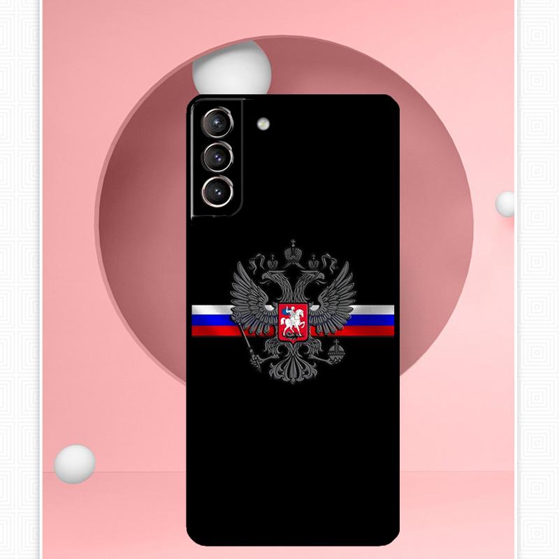 Russia Russian Flag Case For Samsung Galaxy S25 Ultra S25 FE S20 S21 S22 S23 Plus S9 S10 S24 Ultra Cover Funda